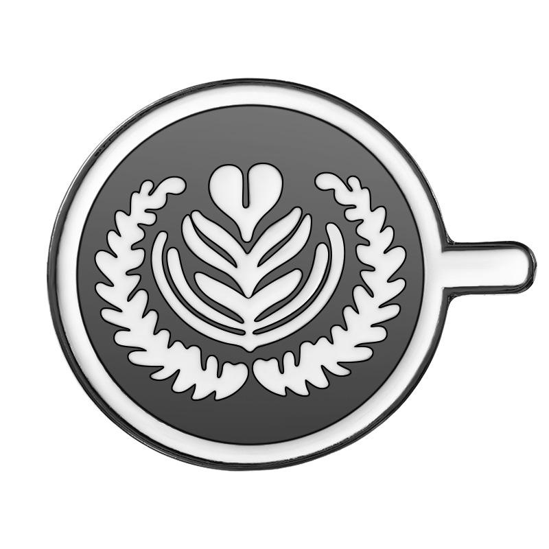 Coffee Maker Enamel Brooch Coffee Bean Grinder Coffee Kettle Cup Bag Barista Badge Punk Lapel Coffee Collection Pin Jewelry Gift