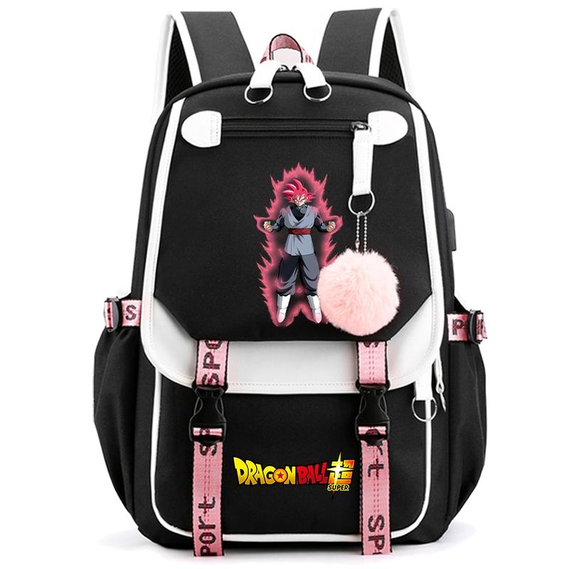 Anime Dragon Ball Bag Large Capacity Backpack for Women Anti Theft Travel Bag Back To Schoolbag for Teenager Girl Laptop Bag Women Travel Bag Mochila