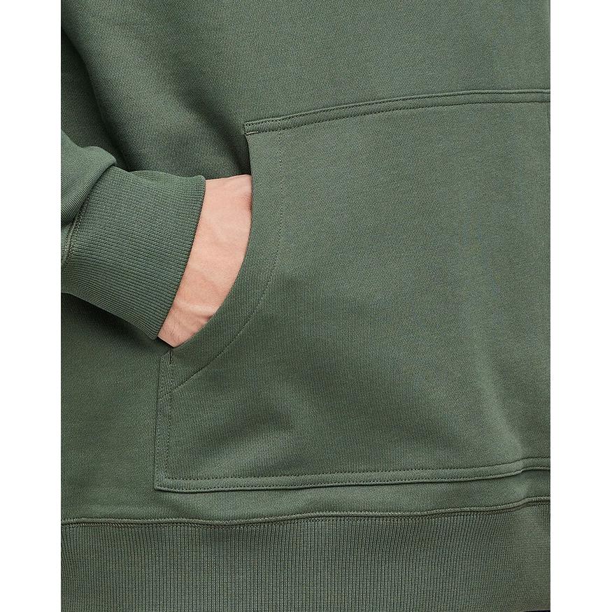 Calvin Klein Monologue Letter Print Hooded Pullover Long Sleeve Sweatshirt Men sweatshirt Green J325245-LLP