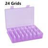 Storage Box Compartment Box 24 Grid High Durability