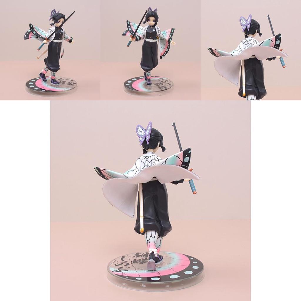 17.5cm Kochou Shinobu Demon Slayer Pvc Action Figure Collectible Cake Topper