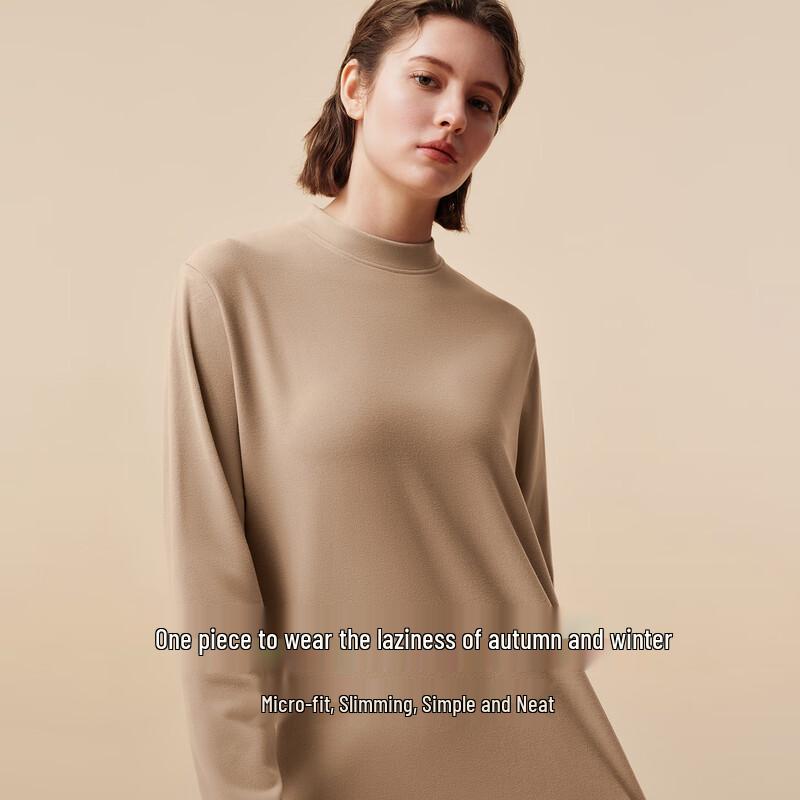 

Ubras 2025 Женский термофлисовый базовый слой с воротником-стойкой