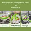 Hand Press Rotating Salad Spinner for Vegetables and Fruits Multi-Function Kitchen Tool