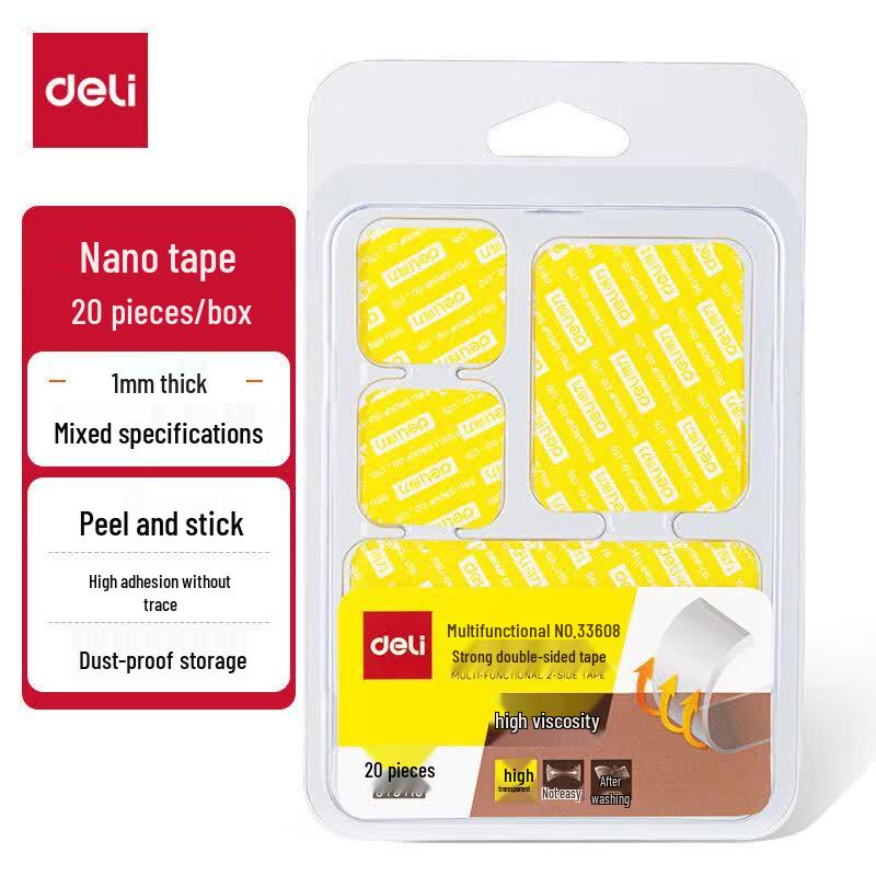 Deli Strong Washable Reusable Nano Tape
