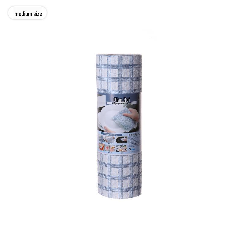Dual-Use Disposable Kitchen Towels - Durable Wet & Dry Cleaning, Lint-Free