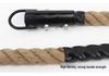 Gym & Outdoor Arm Strength Climbing and Battle Rope – Fitness, Tug of War, Swing, and Hemp Rope