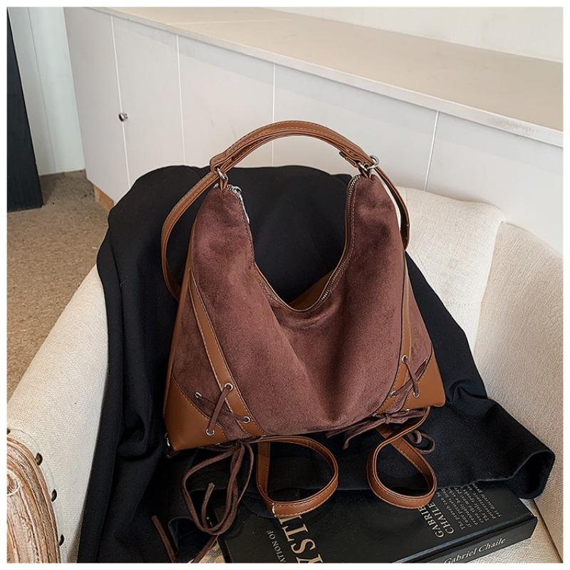 

Повседневная ретро сумка большой вместимости новая женская сумка осенне-зимняя матовая сумка через плечо рюкзак