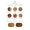 Artistic Dinnerware Handmade Walnut Tray Dining Table Decor Asymmetrical Shape Design Comfortable Tactile Feel