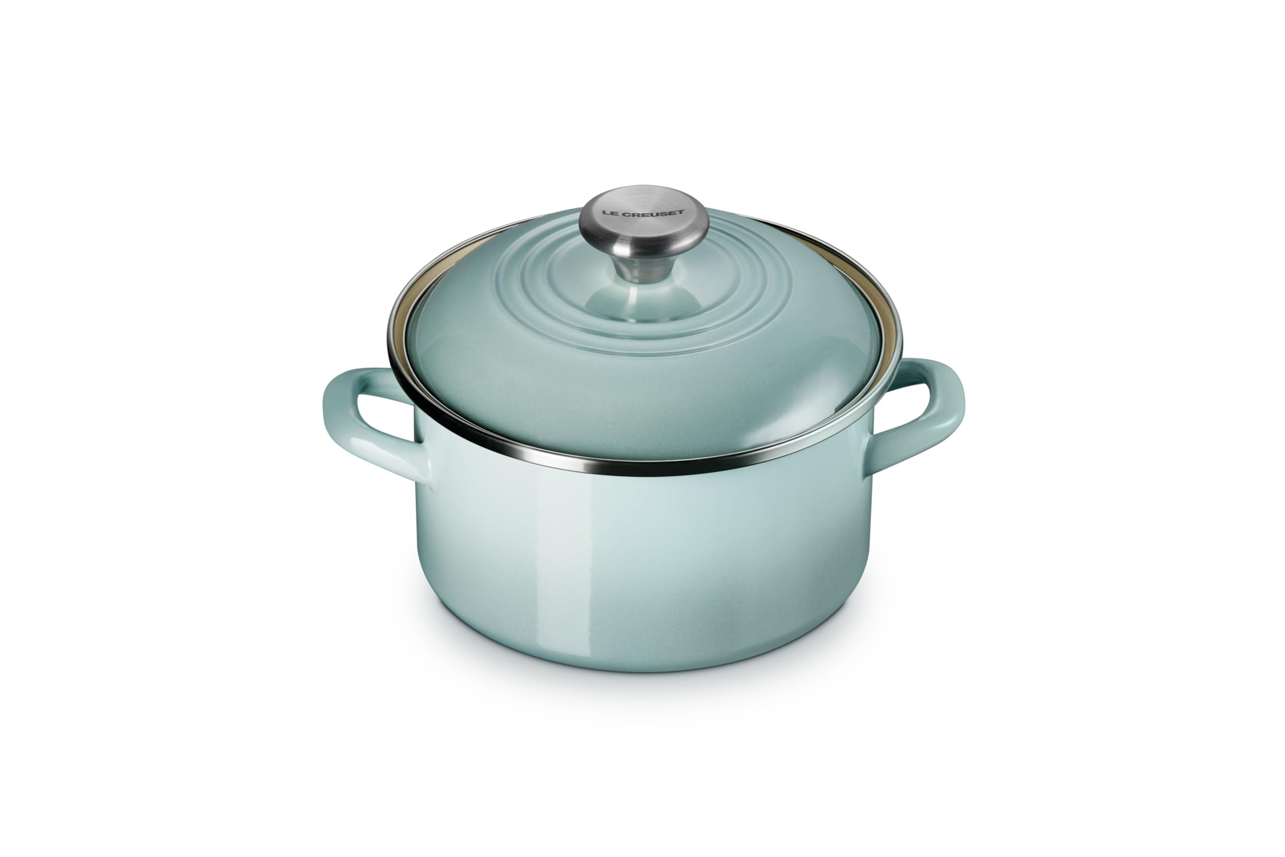 

Le Creuset EOS Casserole, 20cm, Enamel, Sea Salt, Stainless Steel Knob, Gas and Induction Compatible [Official Japanese Product]