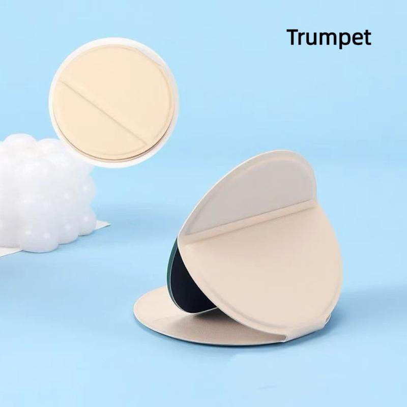 Travel Essentials Makeup Mirror Ultra-Thin 0.7Cm Folding Cosmetic Mirror Pu Leather Cover Portable Pocket Mirror For Handbag