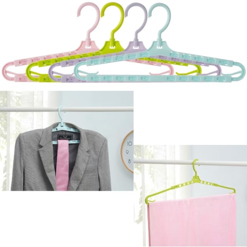 Folding Bath Towel Hanger, Slim, Wide, Folding Towel Hanger, Laundry Hanger, Clothes Hanger, Extendable, Folding Clothes Hanger, Suitable for Indoor a