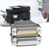 DB25 RS232 Extension Cable Double Shielding 26AWG Parallel Port Serial Port Cable Printer Data Cable Black
