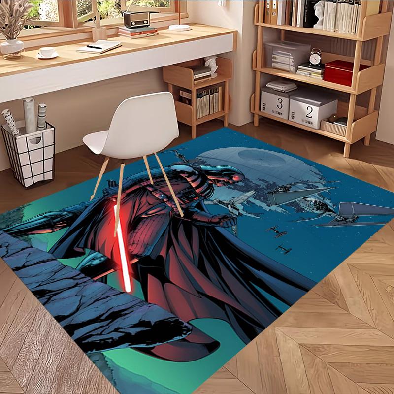 Star Wars Print Rug, Washable Floor Carpet, For Entryway Dorm Laundry Room Office Study, Home Decor Birthday Christmas Gift