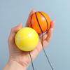 On String Hand Rebound Ball Hand Ball Game Bouncy Ball With Elastic Strap  Children