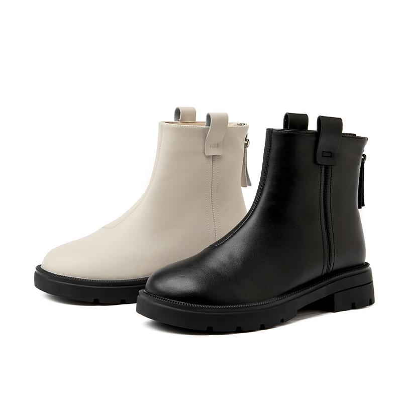 Fashion AIYUQI Ankle Boots Women 2024 New Anti-slip Genuine Leather Women Short Boots  Fashion British Style Winter Chelsea Boots Women