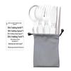 ZISIZ Foldable 304 Stainless Steel Cutlery Set