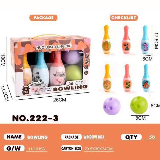Cross-Border Educational Bowling Toys for Kids - Indoor & Outdoor Parent-Child Games