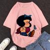 Mafalda Kawaii Graphic Print T-shirt Women Harajuku Aesthetic Pink Tops Y2k Casual Tshirt 2026 Newest Summer Fashion Female T Shirt