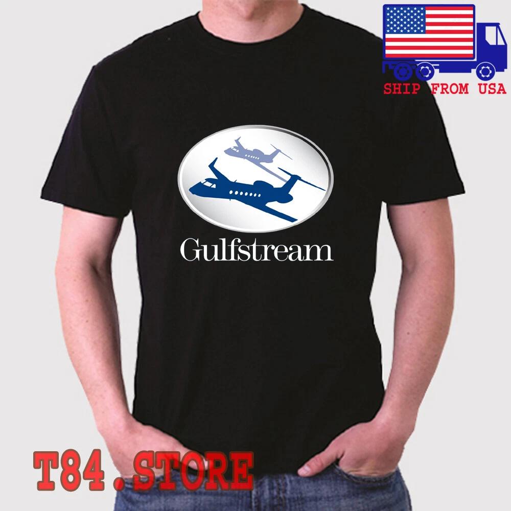 

Gulfstream Aeroplane Jet Plane Men s Black Size S to 5XL XL