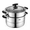 Aishida 26cm Stainless Steel Double Layer Steamer