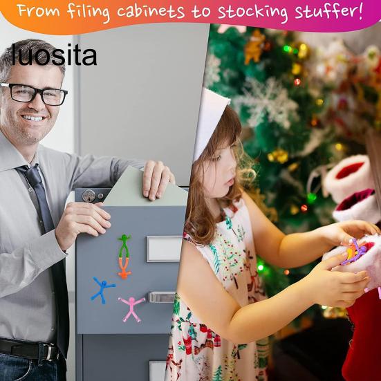 Mini Man Magnetic Toy, Fun Novelty, Durable Safe, Lovely Creative, Multicolor, Travel Matchstick Men for Kids