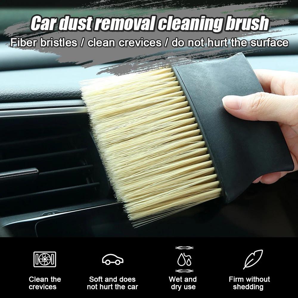 Car Interior Cleaning Tool Air Conditioner Air Outlet Cleaning Brush Car Soft Brush Car Crevice Dust Removal Artifact Brush