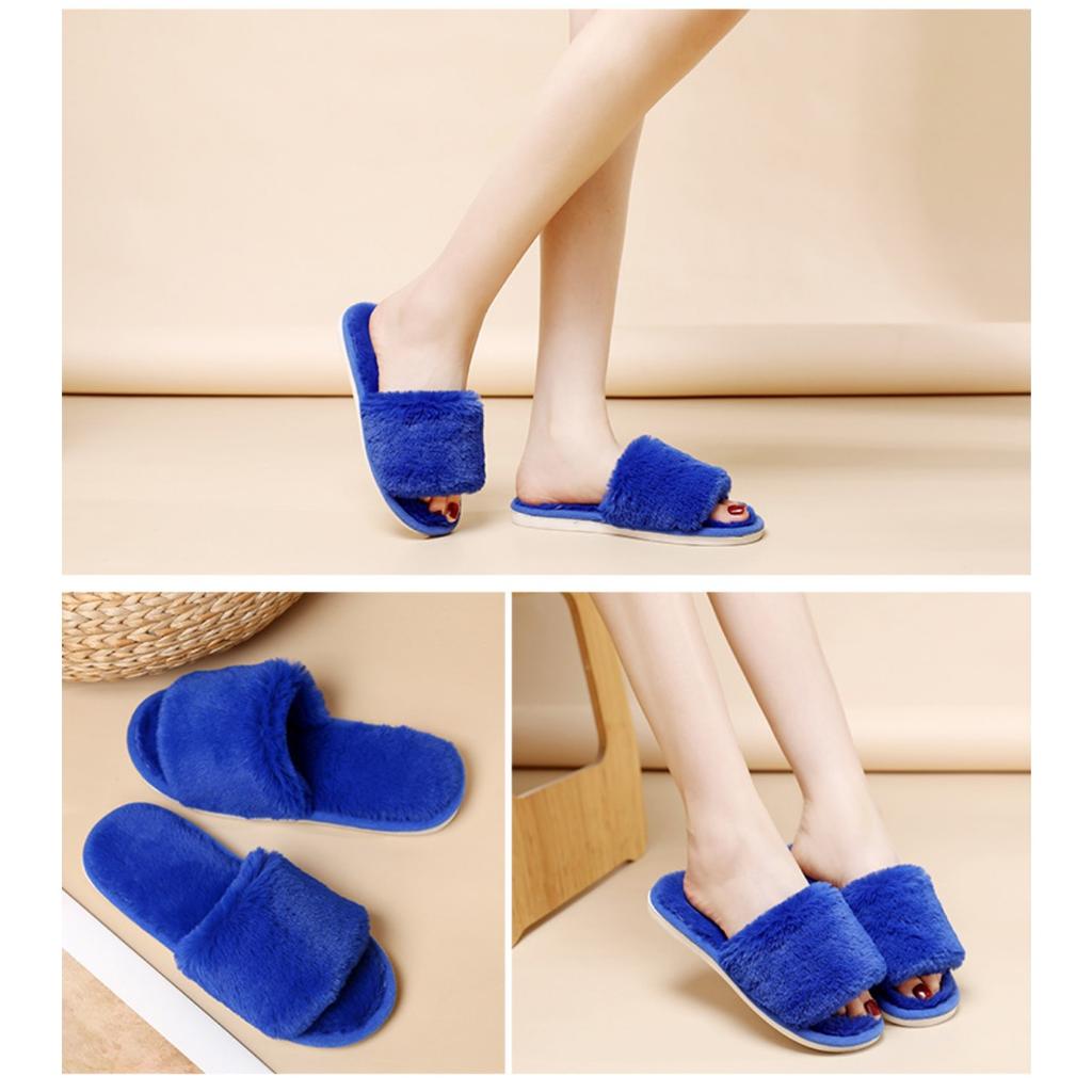 Mao Mao Slippers, Women's Shoes, Outerwear Shoes, Cotton Slippers, Thermal Shoes, Casual Slippers, Breathable, Cotton Shoes