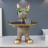 Luxury Dog Tray Ornament for Living Room TV Cabinet – Elegant Home Décor & Creative Storage, Perfect Housewarming Gift