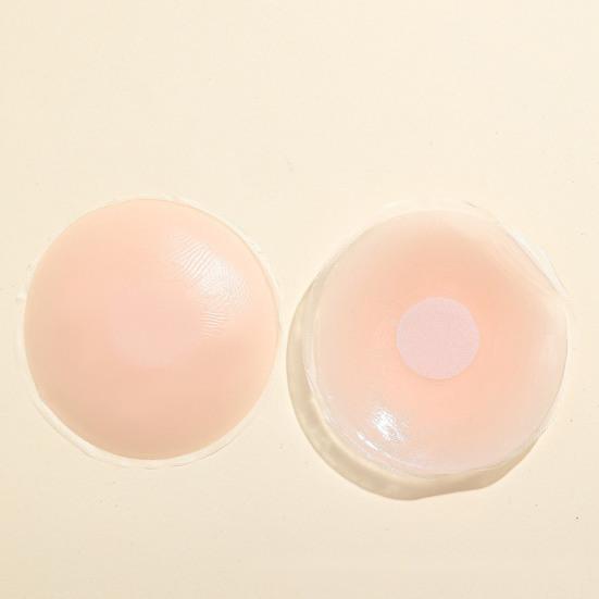 6 Pairs Silicone Nipple Covers for Women Reusable Sticky Adhesive Nipple Pasties Round Invisible No Show