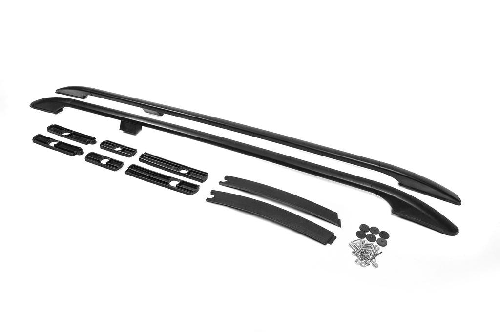 

Рейлінги OmsaLine Solid (2 шт, чорні) Коротка база для Ford Connect 2014-2021 рр.