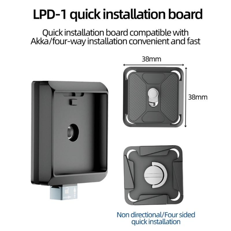 Universal Camera Mounting System Fast Angle Lock Mechanism Full Enclosure Structure For Equipment Safety Smooth Switching