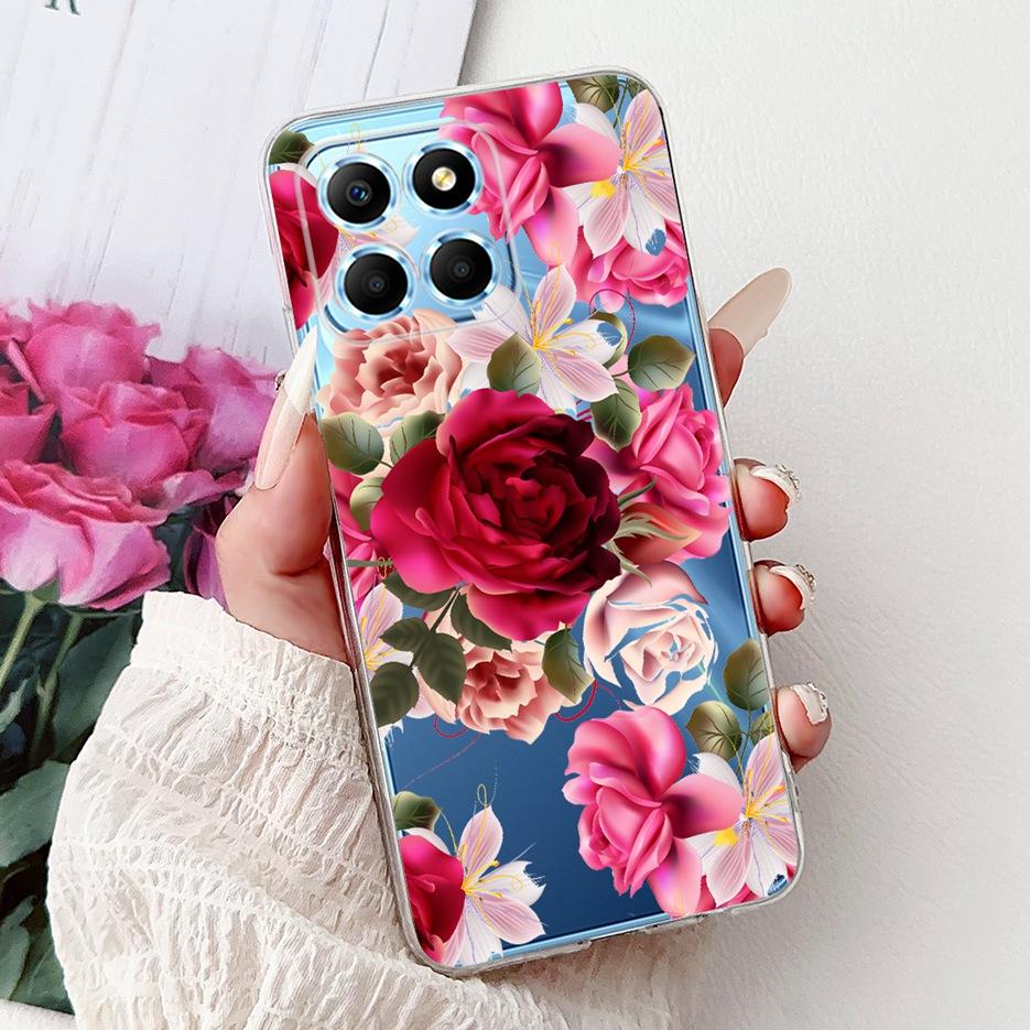 For Honor X6 Case Honor X8 5G VNE-N41 New Fashion Painted Cover Soft Slim Phone Case For Honor 70 Lite HonorX6 HonorX8 5G Fundas