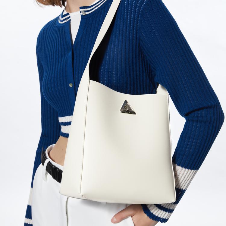 New CHARLES&KEITH PU HOBO Bag, Tote Bag, Shopping Bag, Shoulder Bag Medium Size Women's Multicolor CK2-40271176