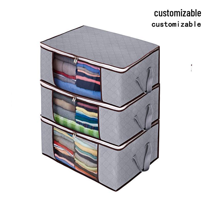 Transparent Foldable Storage Bag - Large Capacity Quilt Organizer