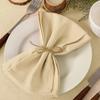 4PCS 30X45CM Cloth Napkins 100% Cotton Fabric Dinner Kitchen Towels Table Design Mat Weddings Baby Shower Christmas Decoration