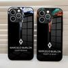 Mode Burlons Ontwerp-Marceloes Telefoonhoesje Glazen Cover Voor IPhone 17 15 Pro Max 14 Pro 16 12 11 13 Mini X XR XS 8 7 Plus SE