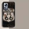 America Route 66 Phone Case For Redmi Note 15 Pro 5G 14 13 12 Pro Plus 11 11T 11E 11S 10 Pro 10S 9 9S Cover Cell Clear with Suit