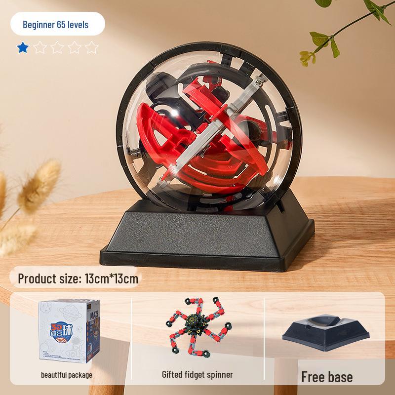 

Детский 3D лабиринт с шариком: Развивающая игрушка-логическая головоломка «Волшебный кубик» для дней рождения