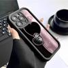 Pink & Black Heart Groove iPhone 15/16/17 Pro Max Case