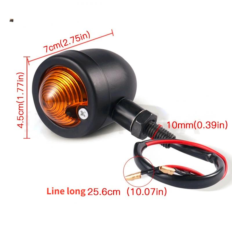 Motorcycle Turn Signals Motorcycle Accessories Universal 12V Single Wire 1pc