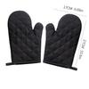 Household Solid Color Thickened Oven Gloves Kitchen Baking High Temperature Microwave Oven Insulation Gloves