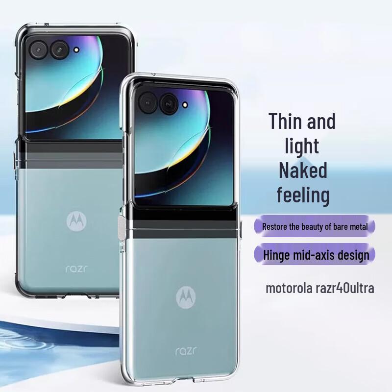 Transparente Vollschutzhülle für Motorola Razr Foldables