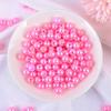 Acrylic Solid Color Round Beads for DIY Jewelry Bracelet Making