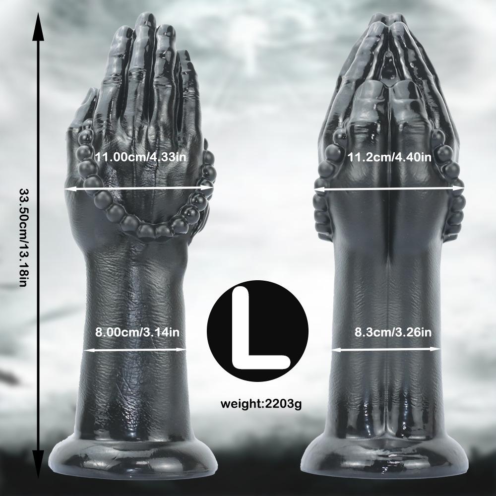 11 cm, tre misure, pugno, mano, protesi, braccio, schiena, corte, plug anale, perlina a mano extra large, dilatatore anale, protesi a pene, giocattoli sessuali