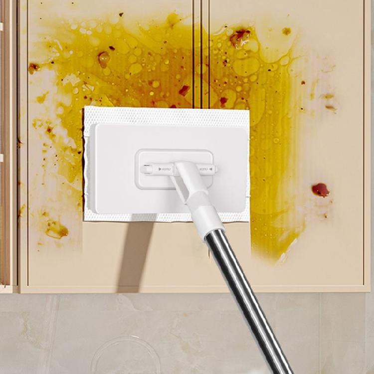 130cm Langer Reinigungsmopp Automatischer Berührungsfreier Stoffmopp für Boden Wand Decken Ecke Enge Räume Zugang Haushaltsgebrauch