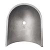 Stainless Steel Marine End Cap Cover, Rounded Polished Guard with Flush Countersunk Hole for Boat Rail and Trim End Repair Use Part