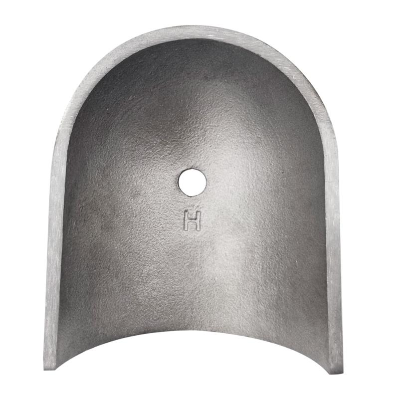 Stainless Steel Marine End Cap Cover, Rounded Polished Guard with Flush Countersunk Hole for Boat Rail and Trim End Repair Use Part