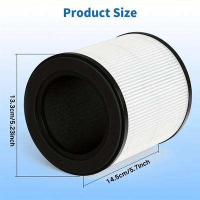 Voor B-D02L H13 True HEPA Filter Set, Compatibel met MOOKA B-D02L, KOIOS B-D02L en VEWIOR B-D02U Luchtreiniger