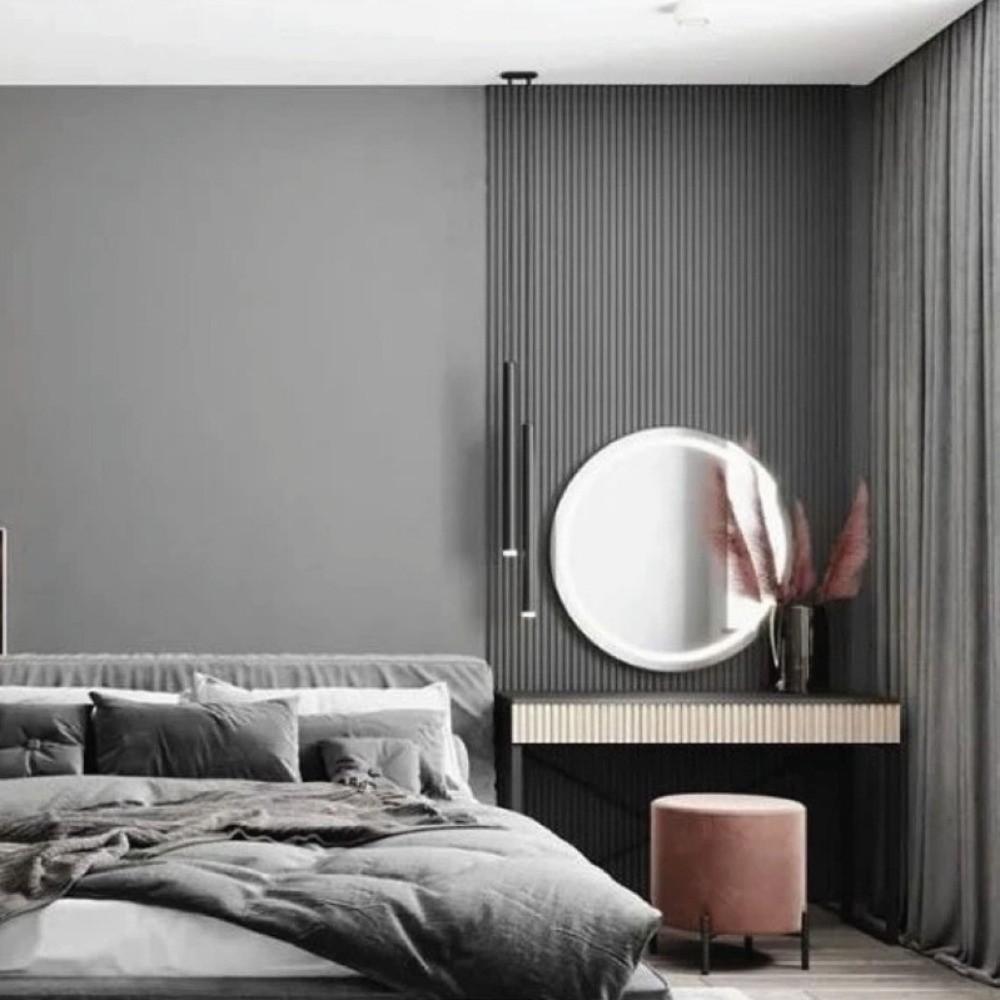 NBR Foam Fluted Wall Panel 3 Meter Fluted Wall Trim Imitation Grille Wall Sticker  Wall Decoration