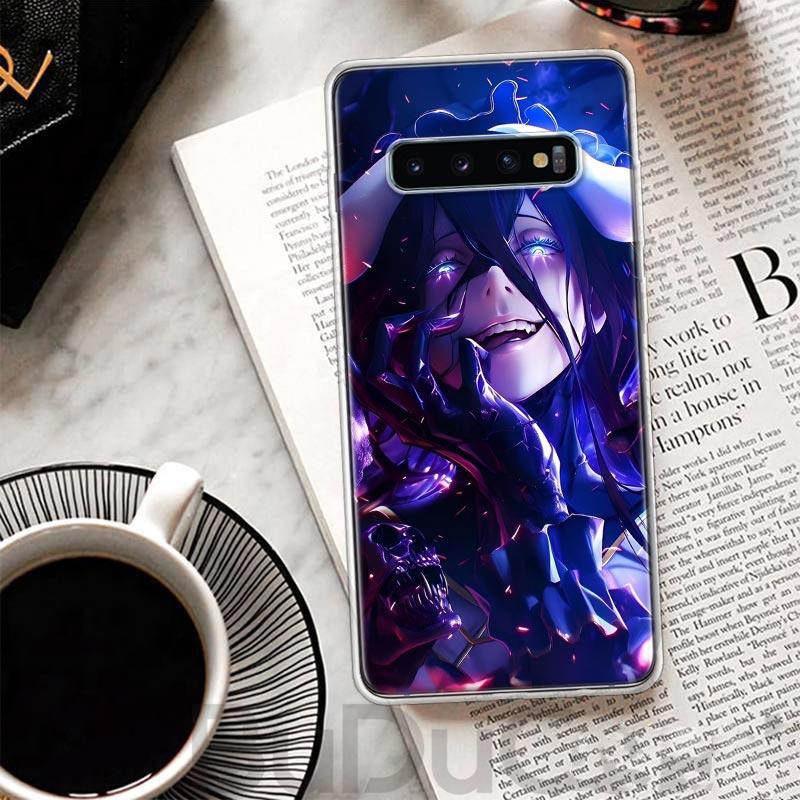 Albedo Overlord Anime Cover For Samsung Galaxy S8 S9 Plus S10 Lite Note 8 9 10 Pro 20 Ultra S7 Edge M11 M21 M32 M51 Print Coque